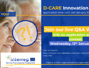 Уебинар относно условията за кандидатстване в  D-CARE Innovation Contest